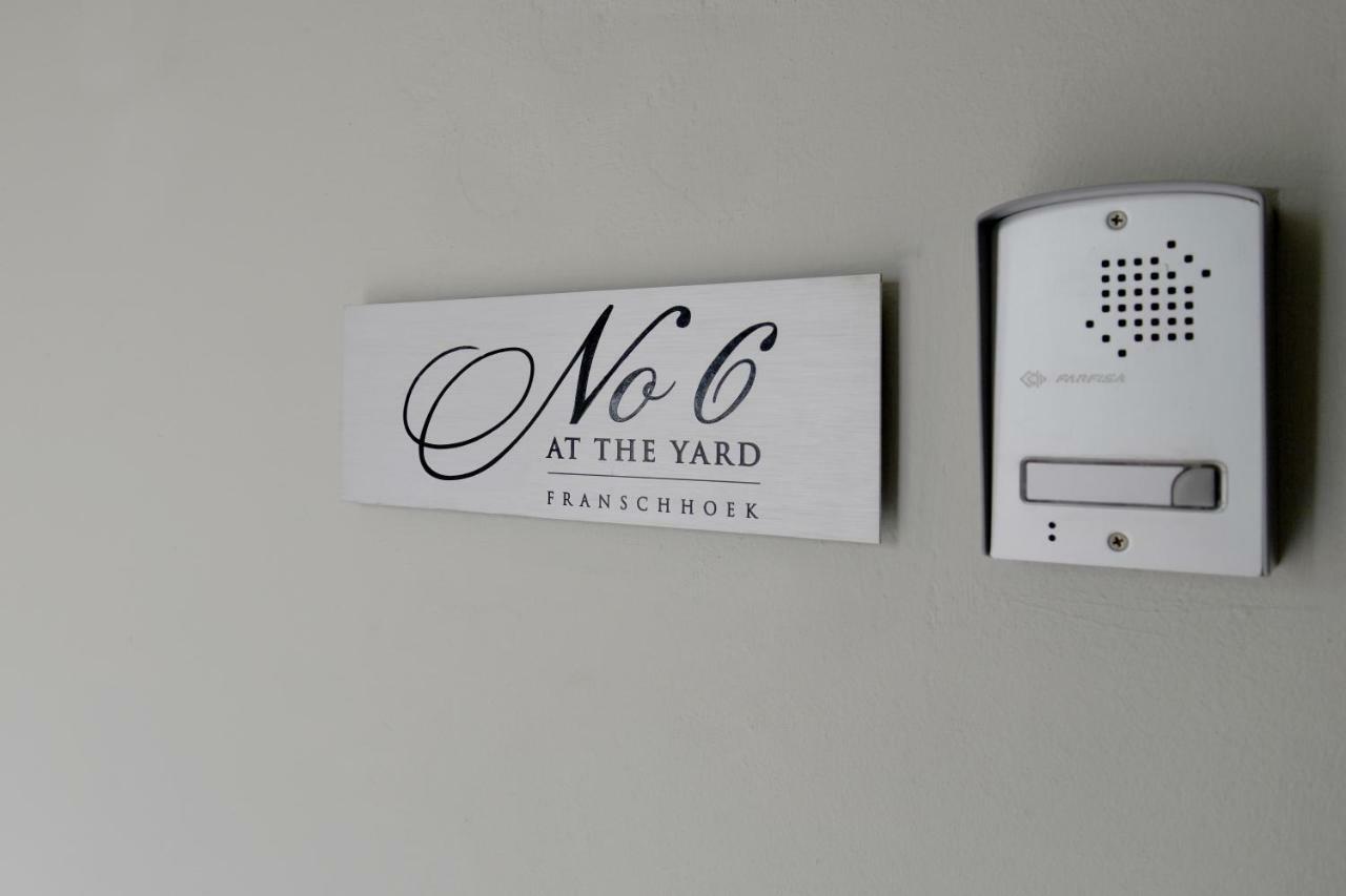 No. 6 The Yard Apartment Franschhoek Exterior foto